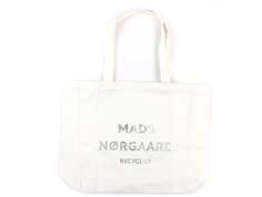 Mads Nørgaard Athene Tote Bag Ecru/silver